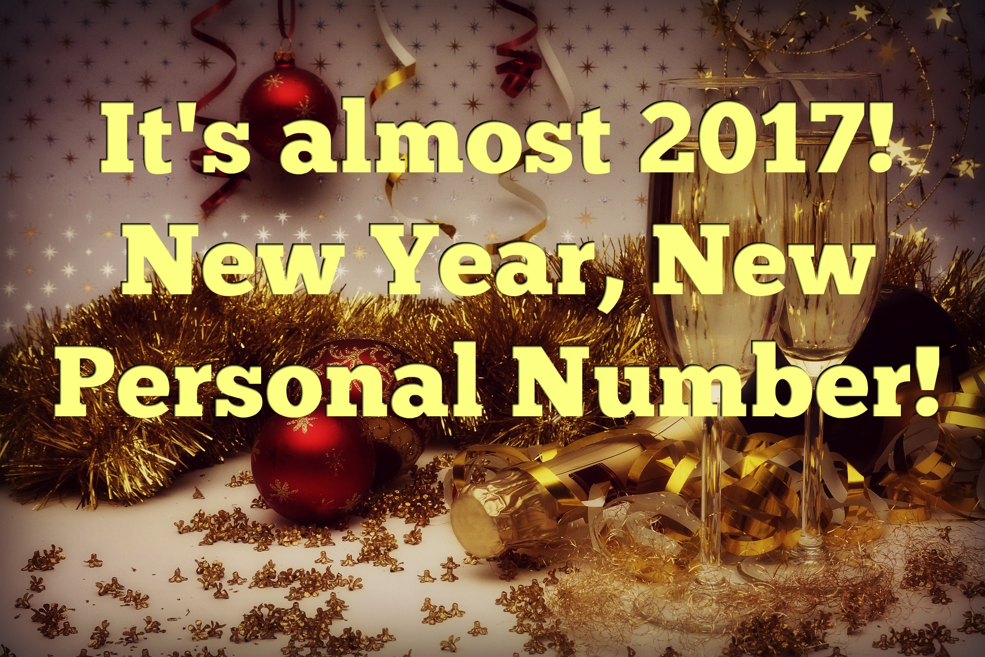 2017 – New Year, New Personal Number!