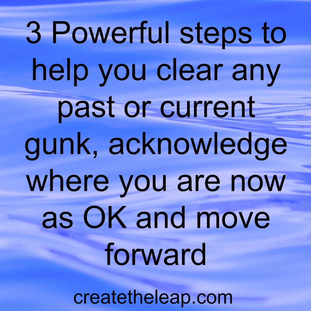 Acknowledge Where You Are Now As OK