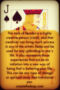 How The Jack Of Spades Helps Us Stay Out Of The Drama - Empowered Cardology